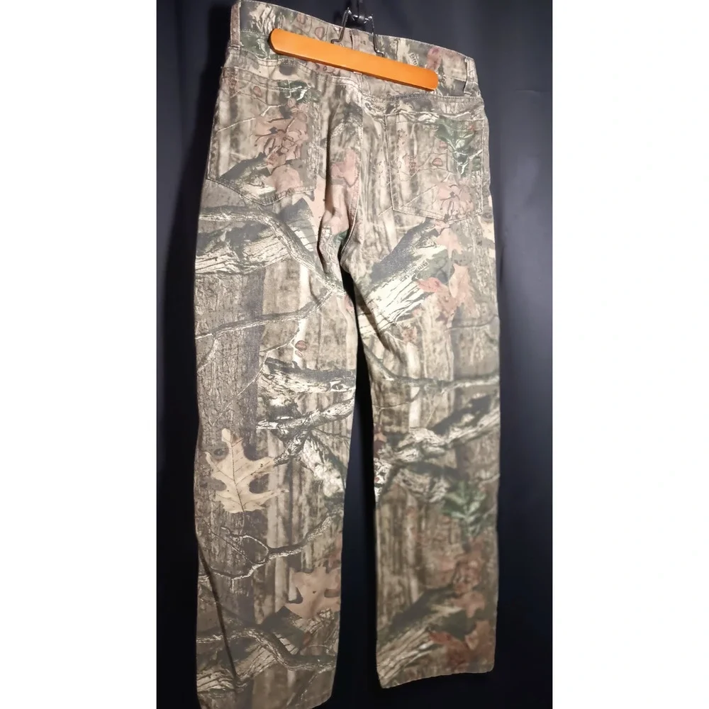 Mossy Oak Infinity Camo Pants Mens 34/30 Camouflage Jeans Retro Hunting
